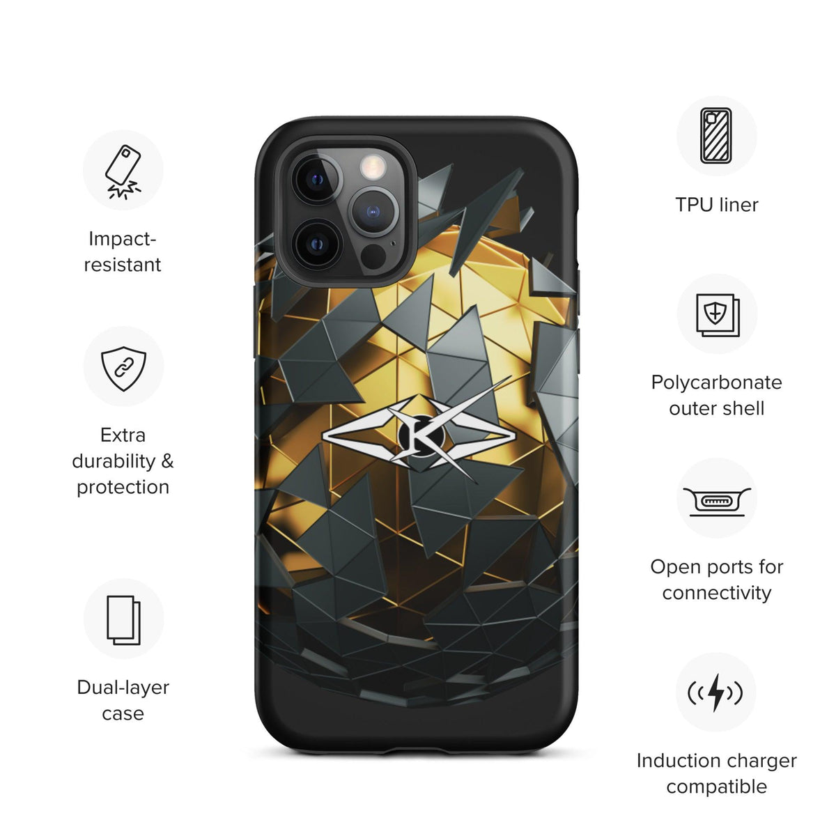 Tough Premium iPhone case - VYBRATIONAL KREATORS®