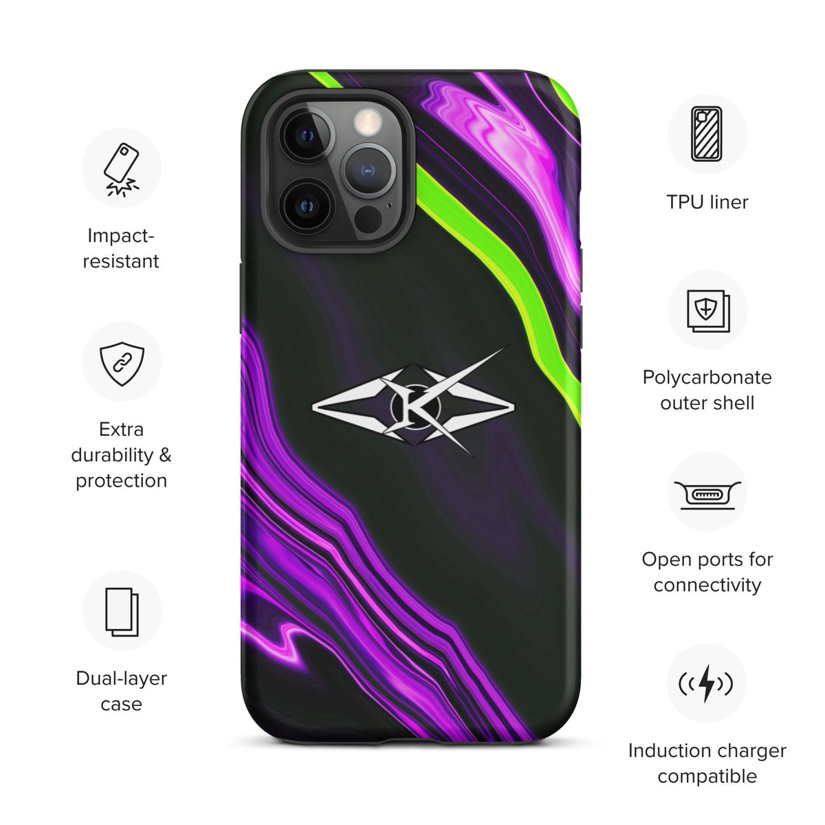 Tough iPhone case - VYBRATIONAL KREATORS®