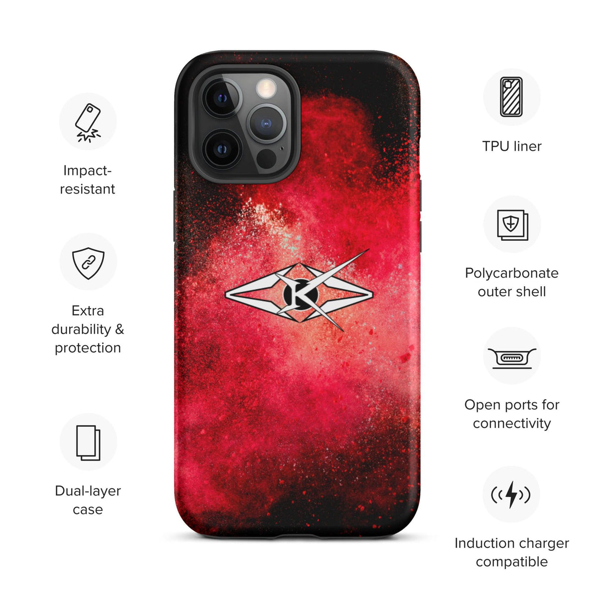 Tough Premium iPhone case- Red Dwarf - VYBRATIONAL KREATORS®