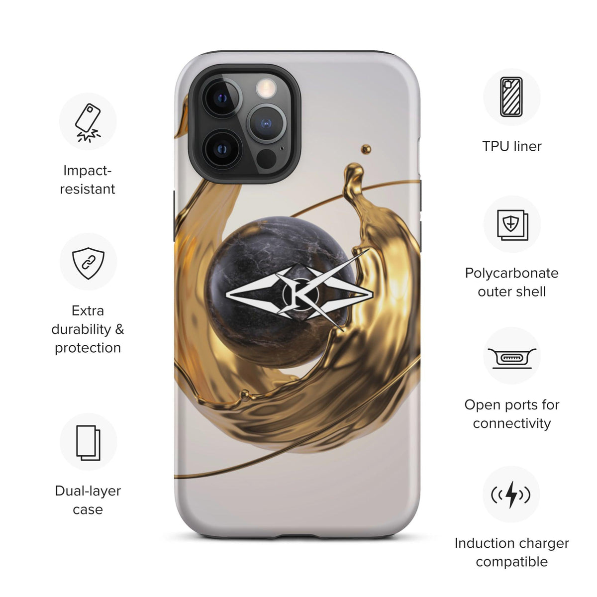 Tough Premium iPhone case - VYBRATIONAL KREATORS®