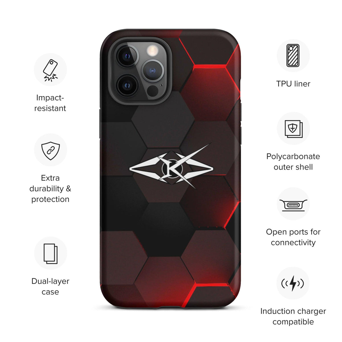 Tough Premium iPhone case - VYBRATIONAL KREATORS®