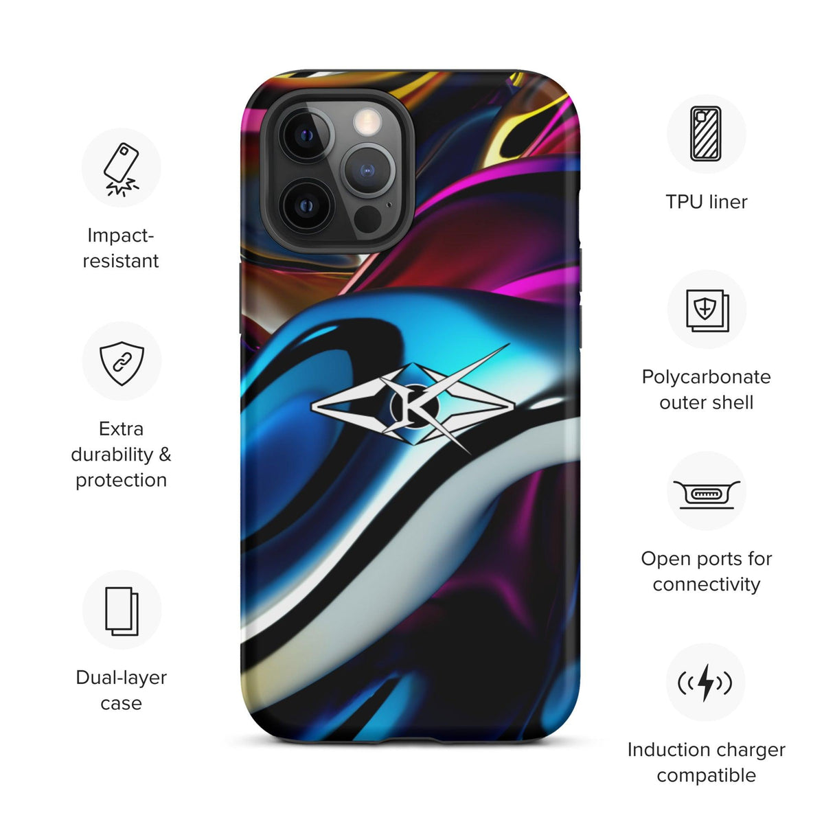 Tough Premium iPhone case - VYBRATIONAL KREATORS®