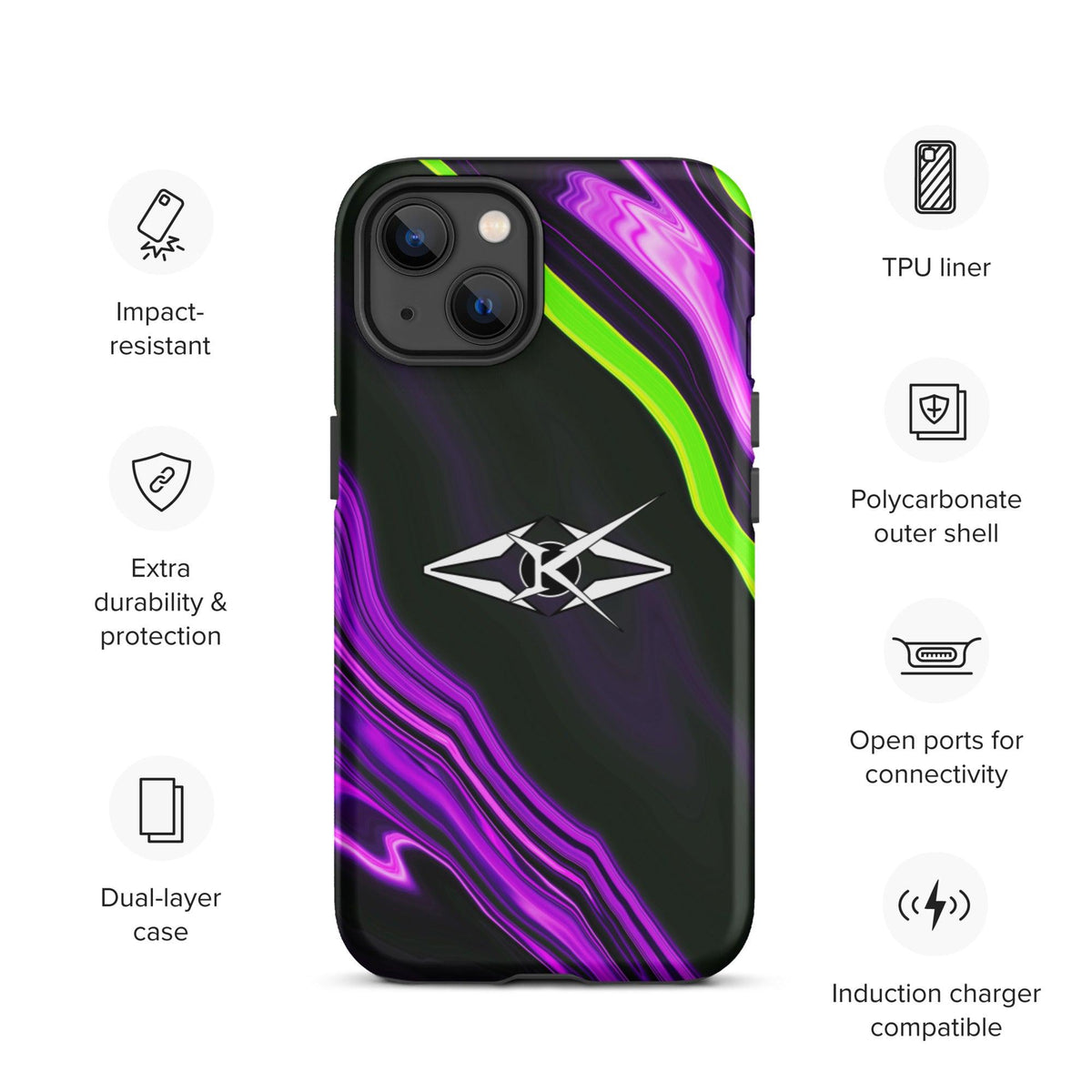 Tough iPhone case - VYBRATIONAL KREATORS®