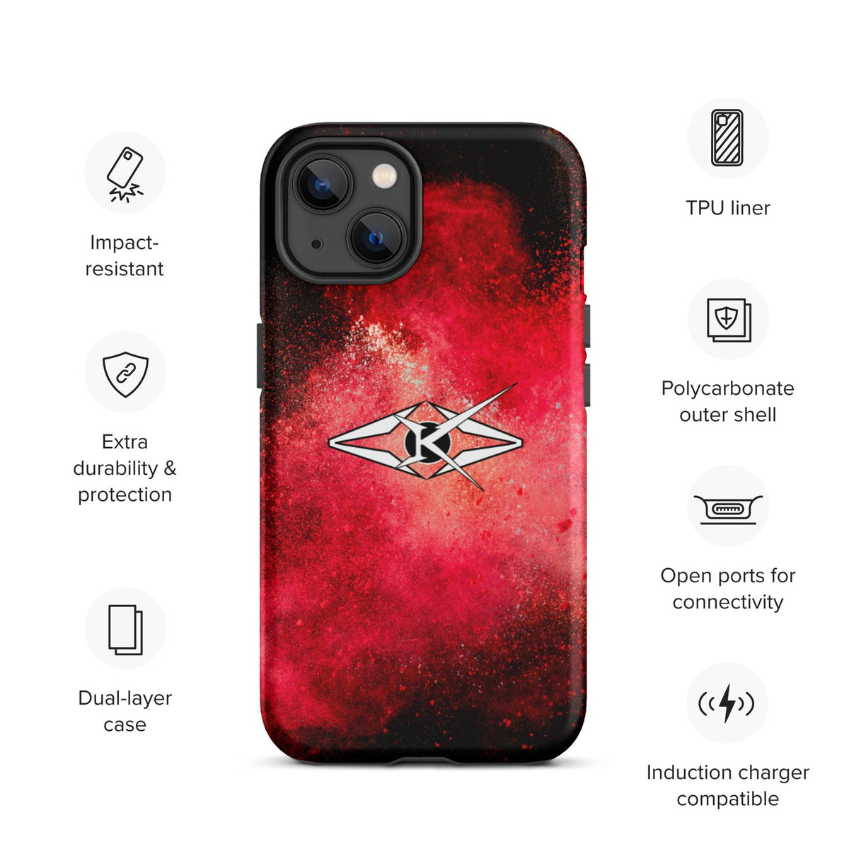 Tough Premium iPhone case- Red Dwarf - VYBRATIONAL KREATORS®
