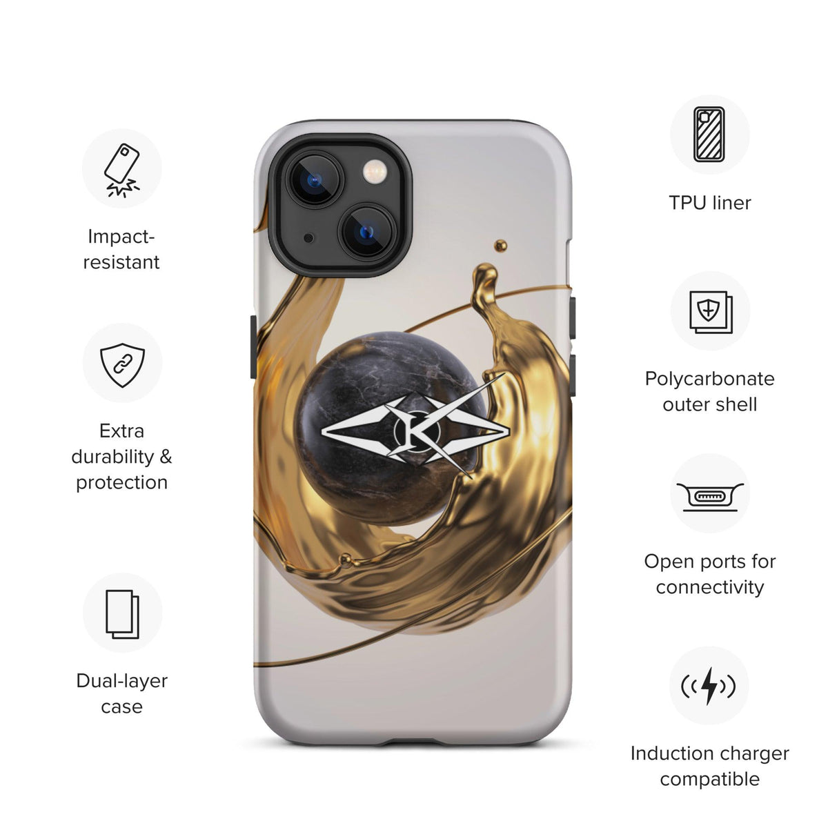 Tough Premium iPhone case - VYBRATIONAL KREATORS®