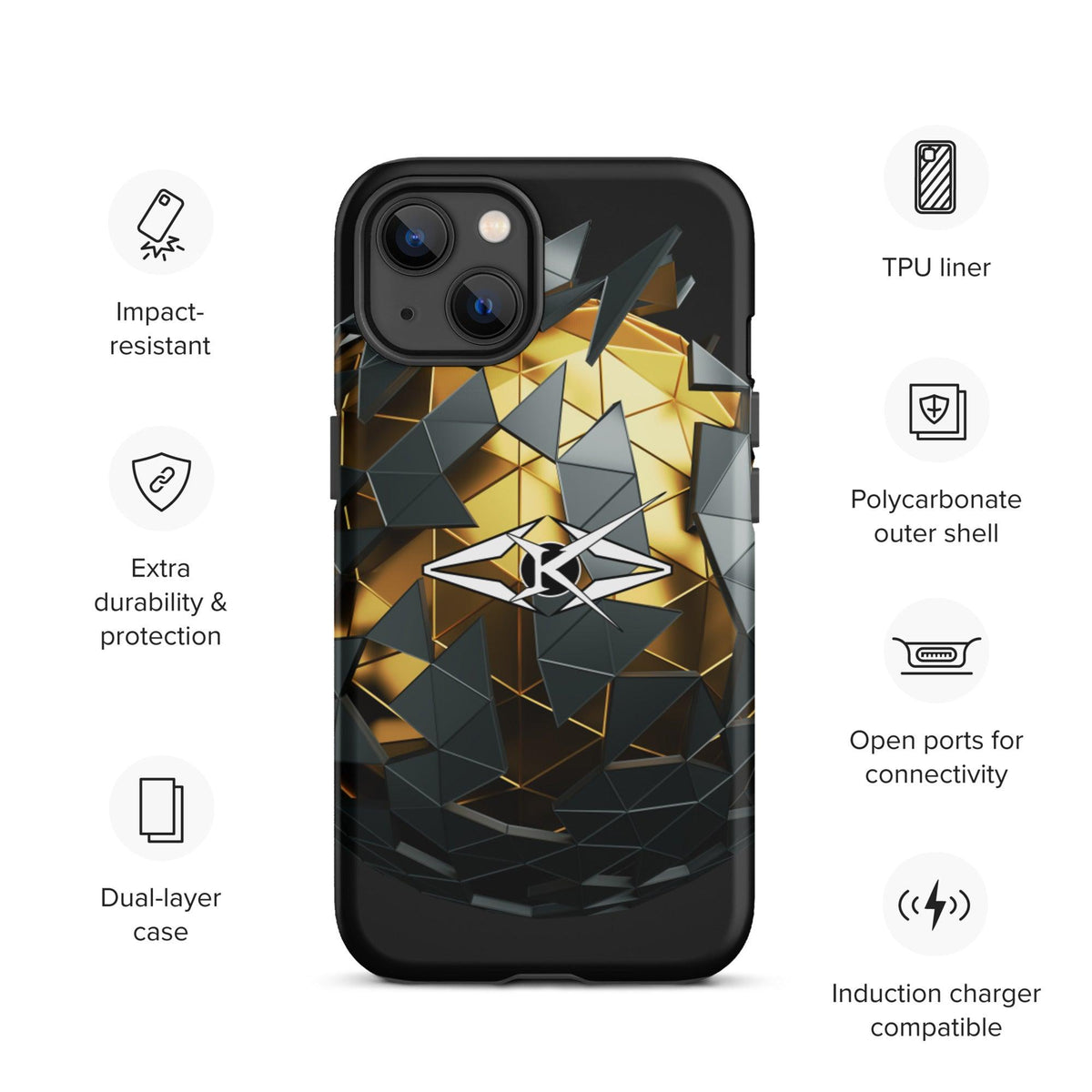 Tough Premium iPhone case - VYBRATIONAL KREATORS®
