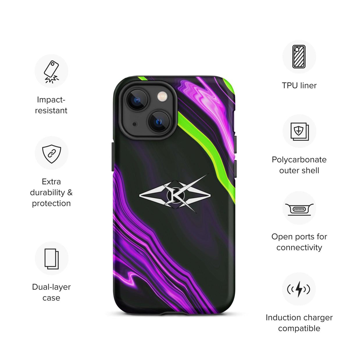 Tough iPhone case - VYBRATIONAL KREATORS®