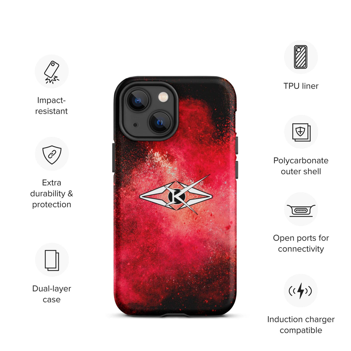 Tough Premium iPhone case- Red Dwarf - VYBRATIONAL KREATORS®