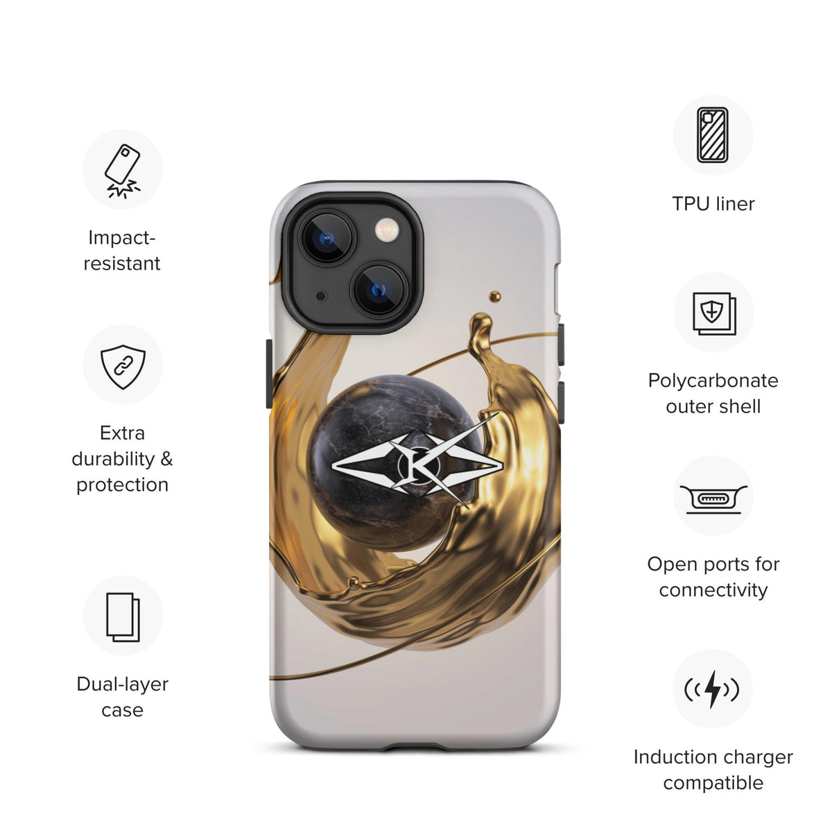 Tough Premium iPhone case - VYBRATIONAL KREATORS®