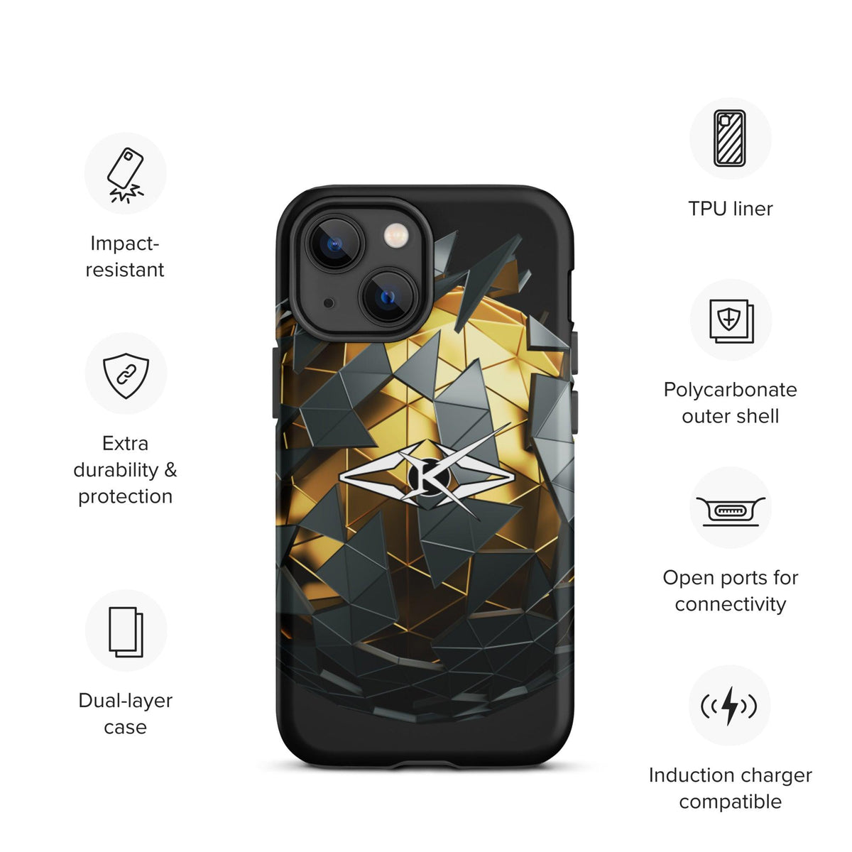 Tough Premium iPhone case - VYBRATIONAL KREATORS®