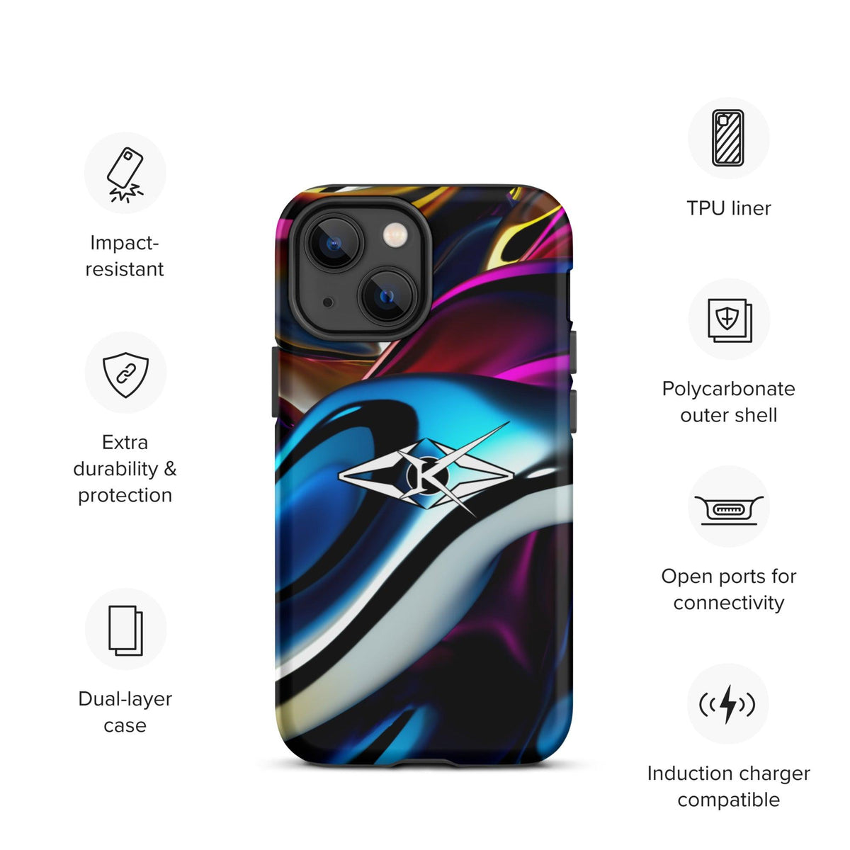 Tough Premium iPhone case - VYBRATIONAL KREATORS®