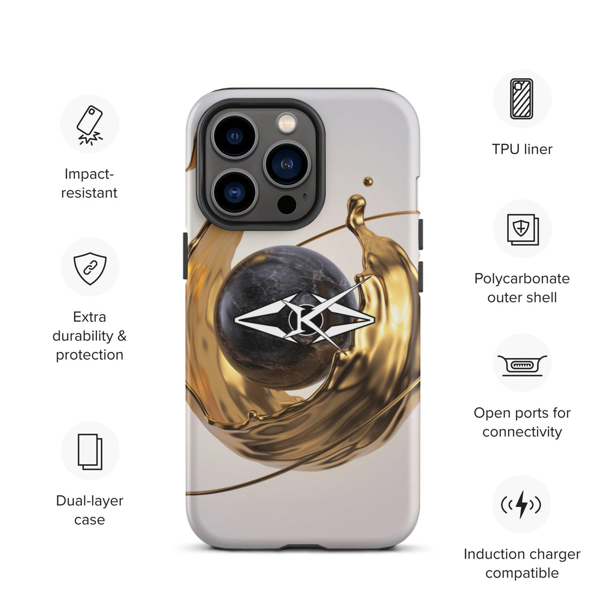 Tough Premium iPhone case - VYBRATIONAL KREATORS®