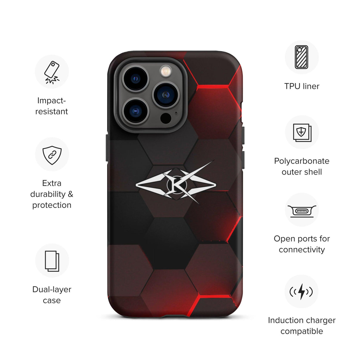 Tough Premium iPhone case - VYBRATIONAL KREATORS®