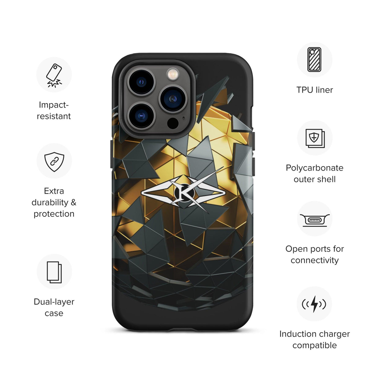 Tough Premium iPhone case - VYBRATIONAL KREATORS®
