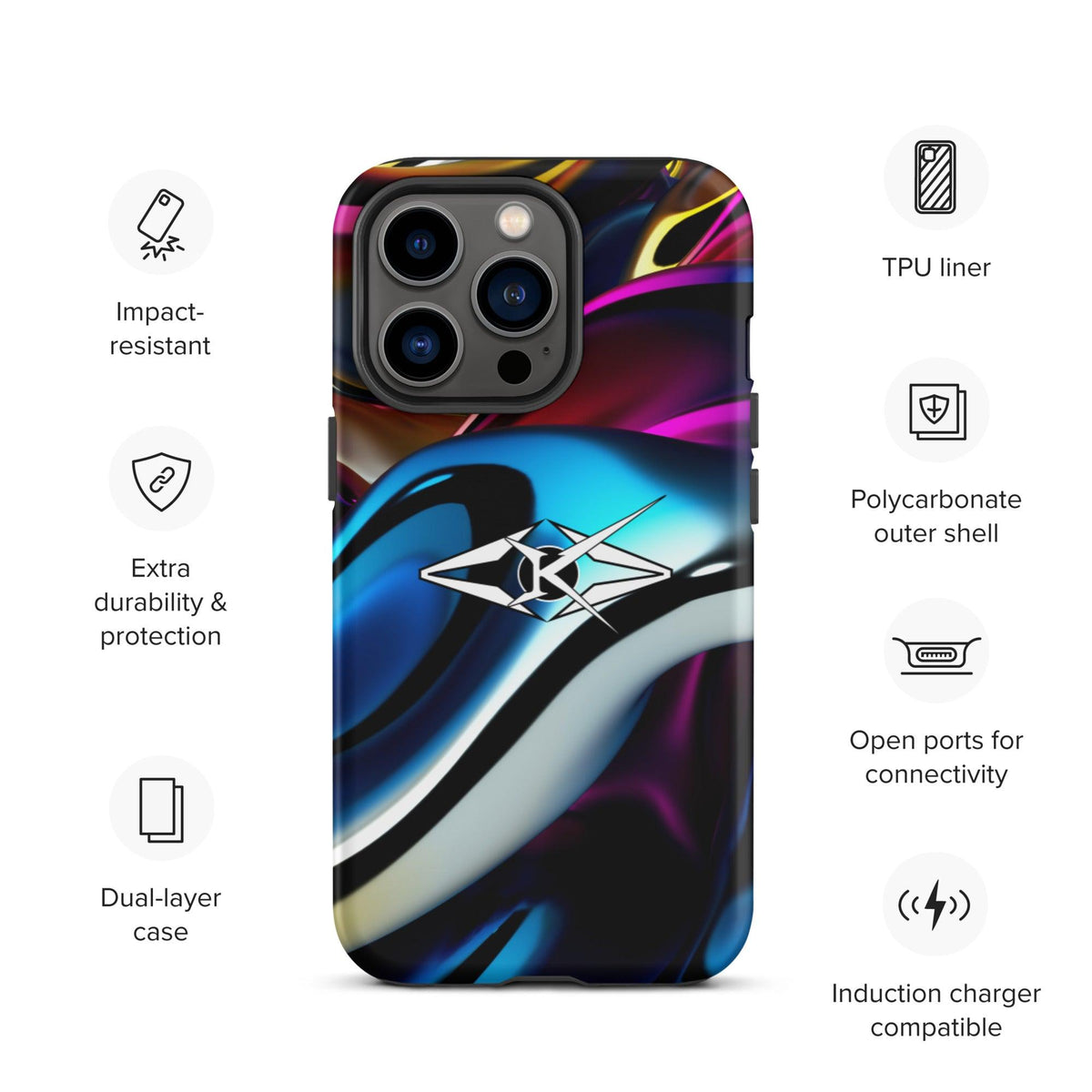 Tough Premium iPhone case - VYBRATIONAL KREATORS®