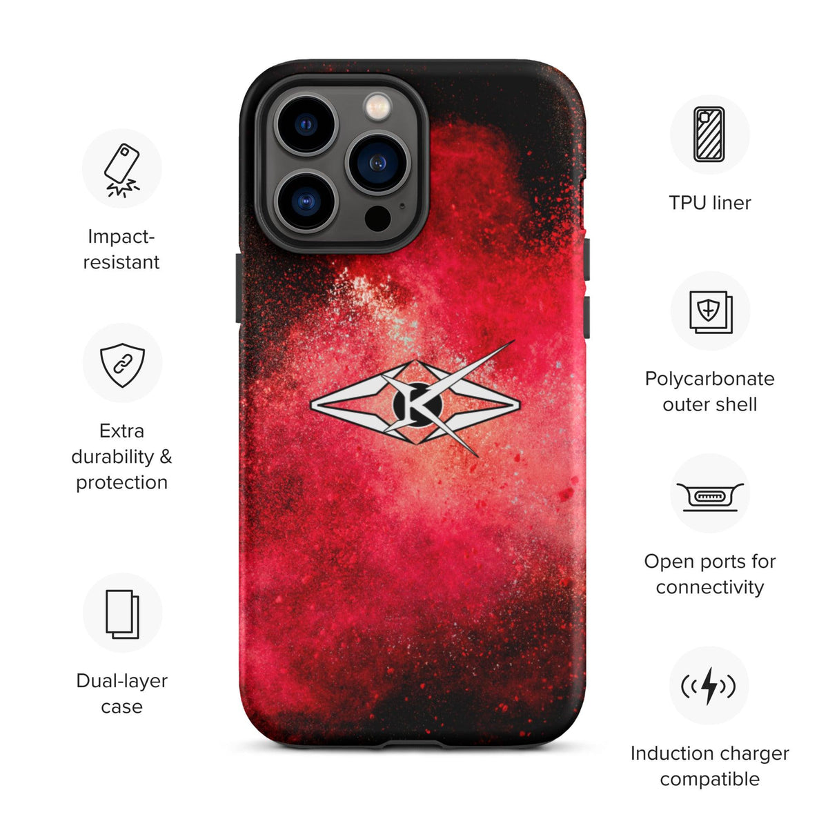 Tough Premium iPhone case- Red Dwarf - VYBRATIONAL KREATORS®