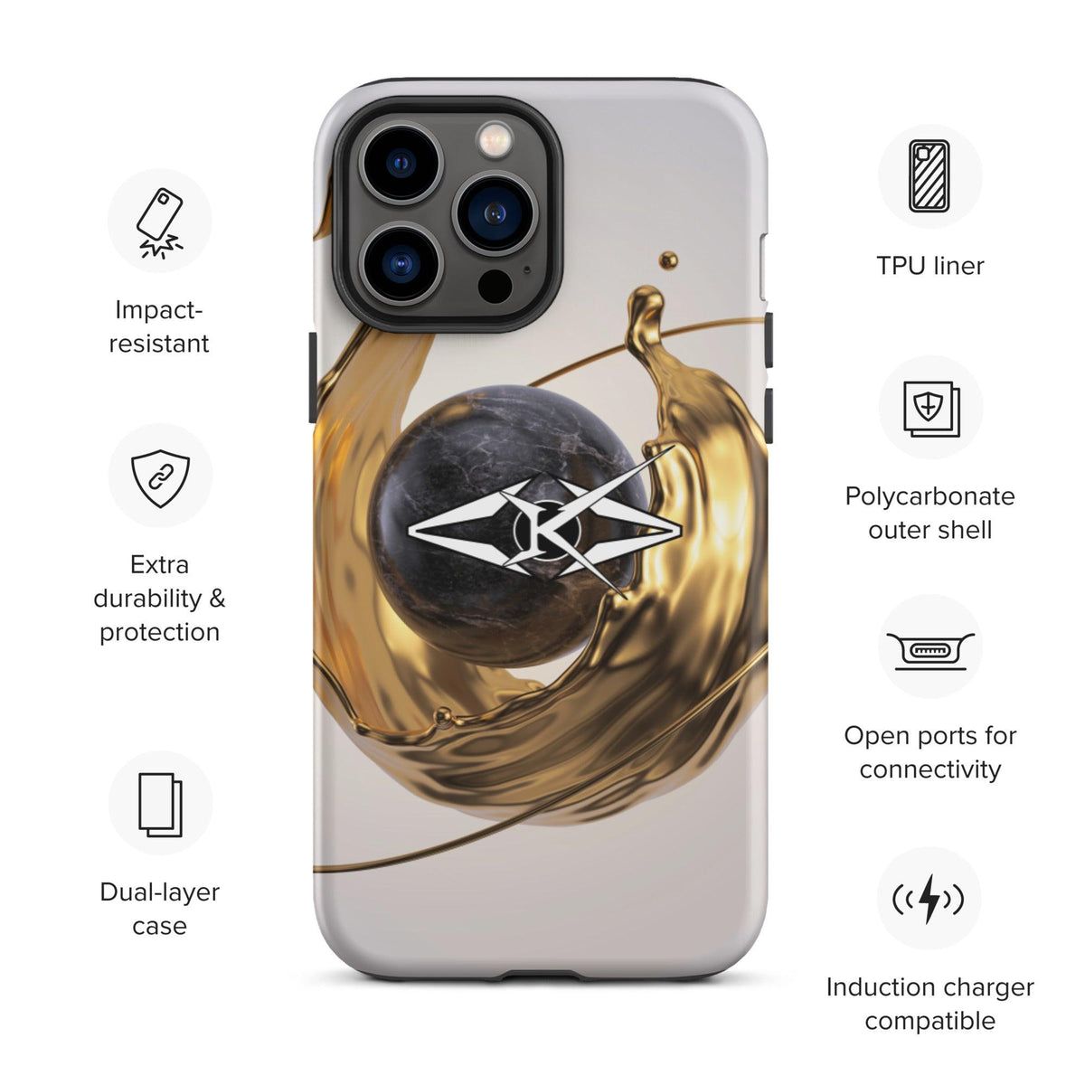 Tough Premium iPhone case - VYBRATIONAL KREATORS®