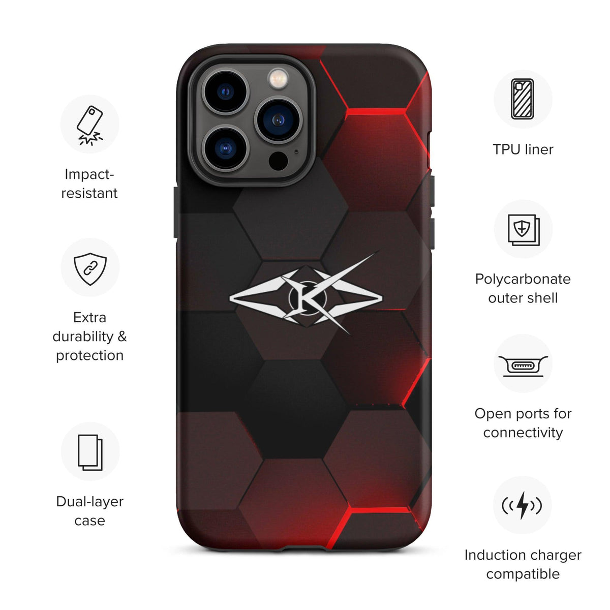 Tough Premium iPhone case - VYBRATIONAL KREATORS®