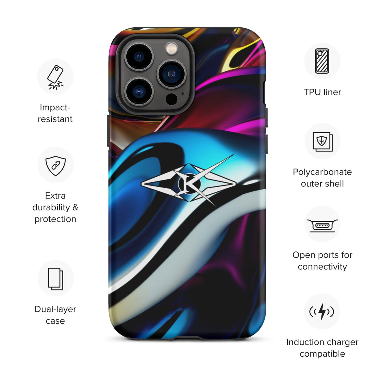 Tough Premium iPhone case - VYBRATIONAL KREATORS®