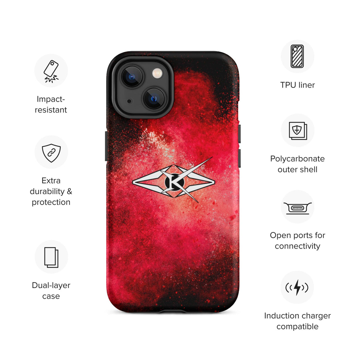 Tough Premium iPhone case- Red Dwarf - VYBRATIONAL KREATORS®