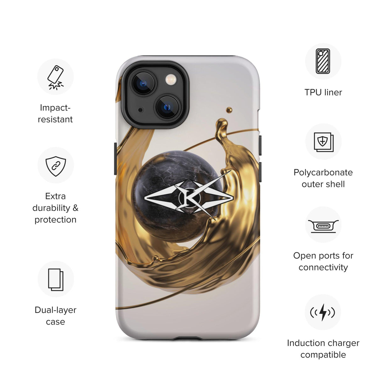 Tough Premium iPhone case - VYBRATIONAL KREATORS®