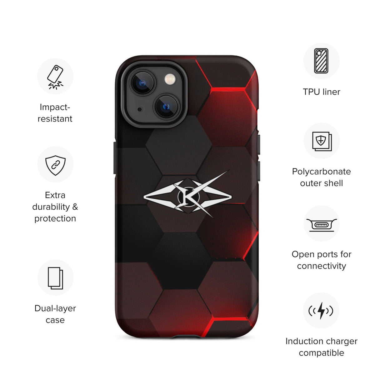 Tough Premium iPhone case - VYBRATIONAL KREATORS®