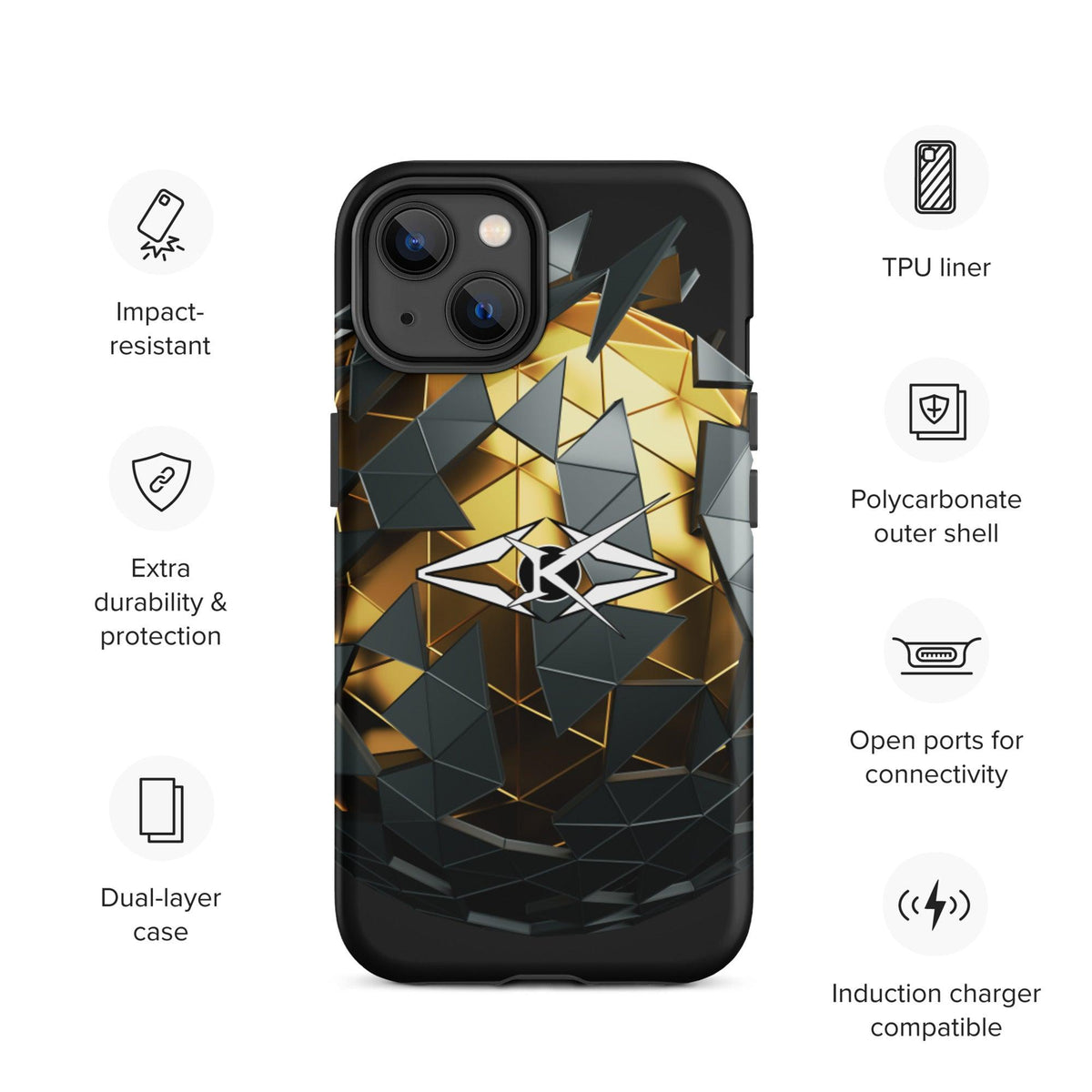 Tough Premium iPhone case - VYBRATIONAL KREATORS®