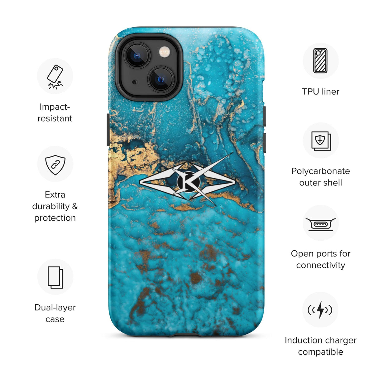 Tough iPhone case - VYBRATIONAL KREATORS®