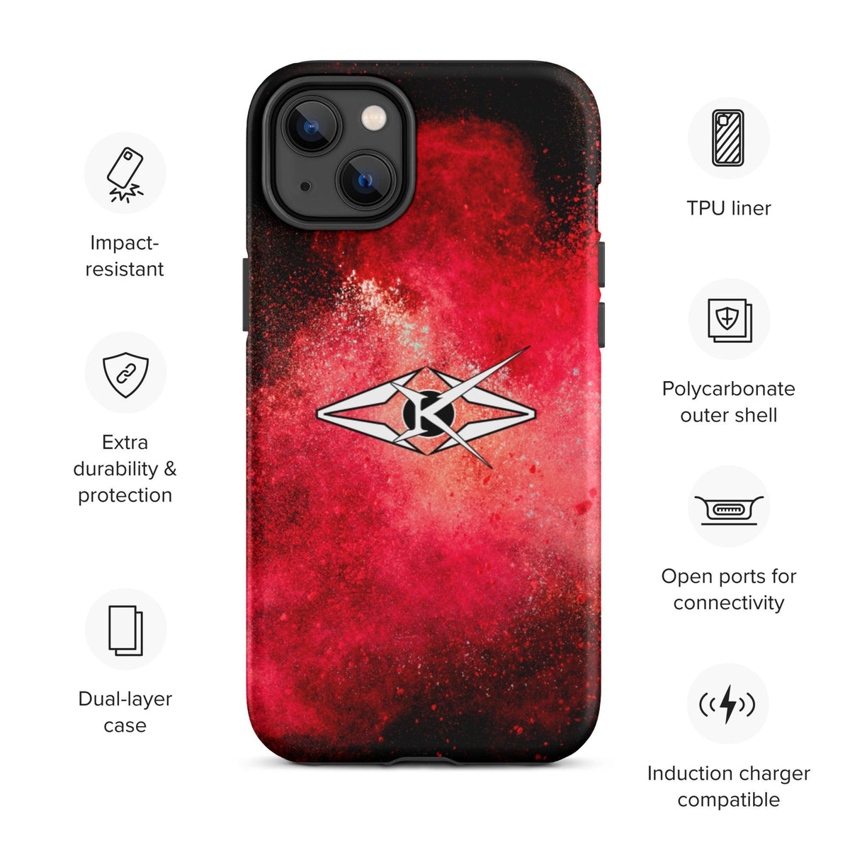 Tough Premium iPhone case- Red Dwarf - VYBRATIONAL KREATORS®