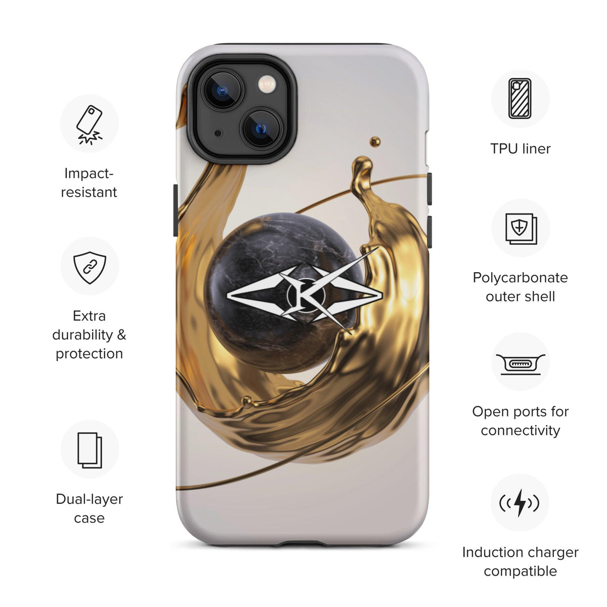 Tough Premium iPhone case - VYBRATIONAL KREATORS®