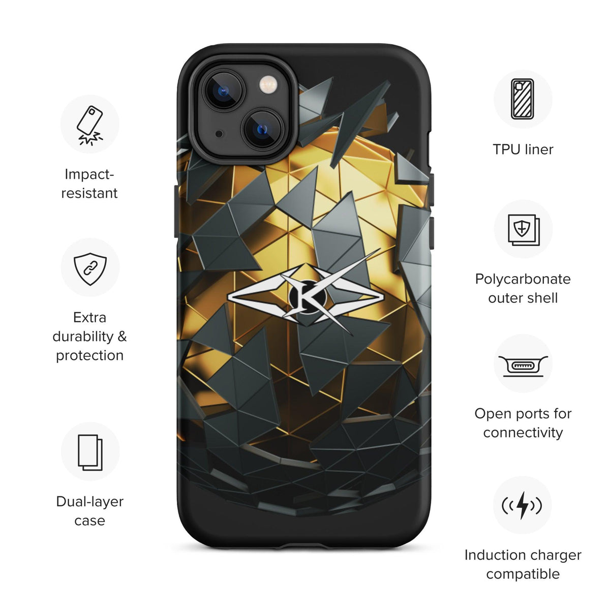 Tough Premium iPhone case - VYBRATIONAL KREATORS®