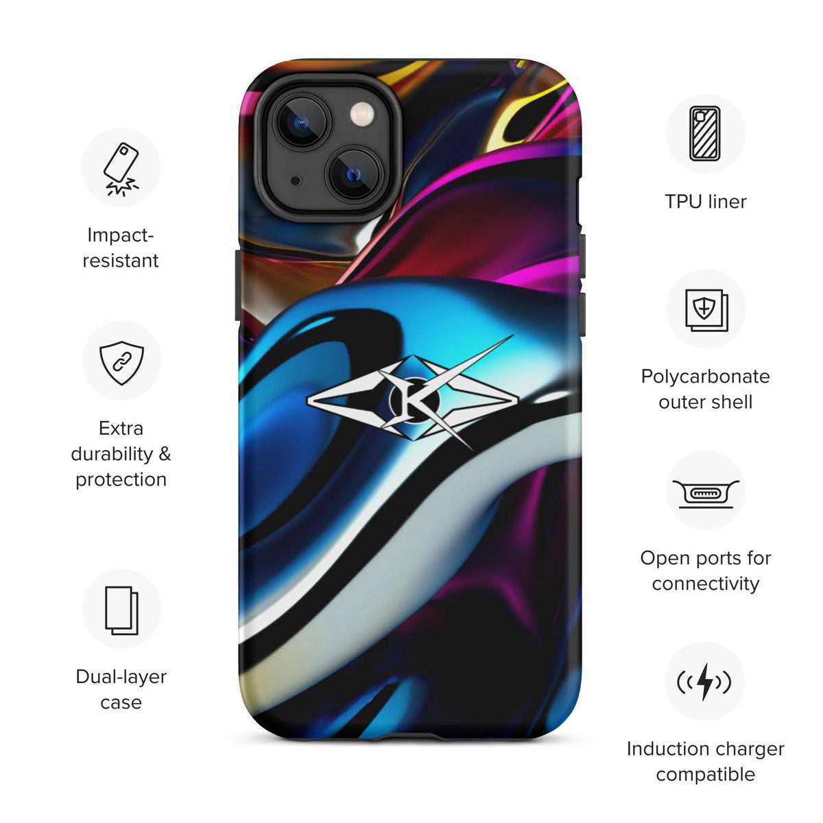 Tough Premium iPhone case - VYBRATIONAL KREATORS®