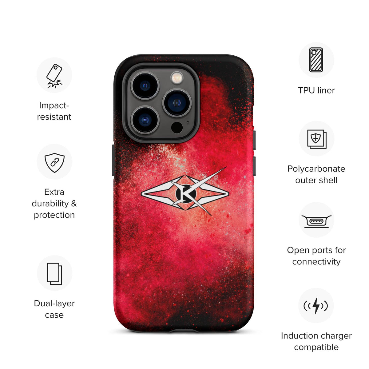Tough Premium iPhone case- Red Dwarf - VYBRATIONAL KREATORS®