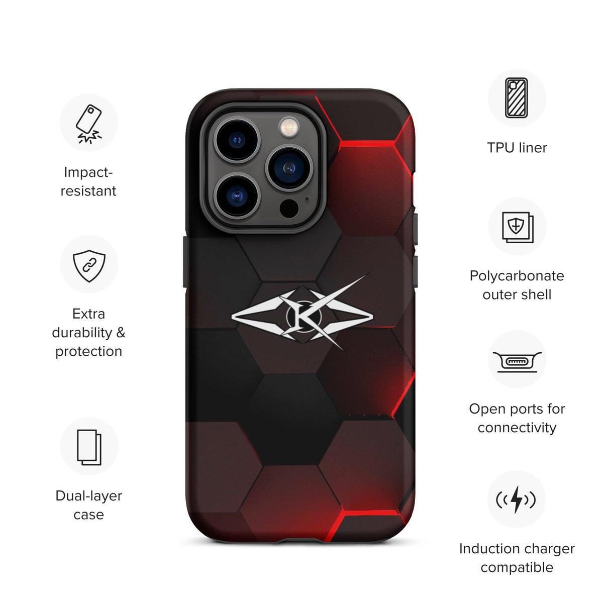 Tough Premium iPhone case - VYBRATIONAL KREATORS®