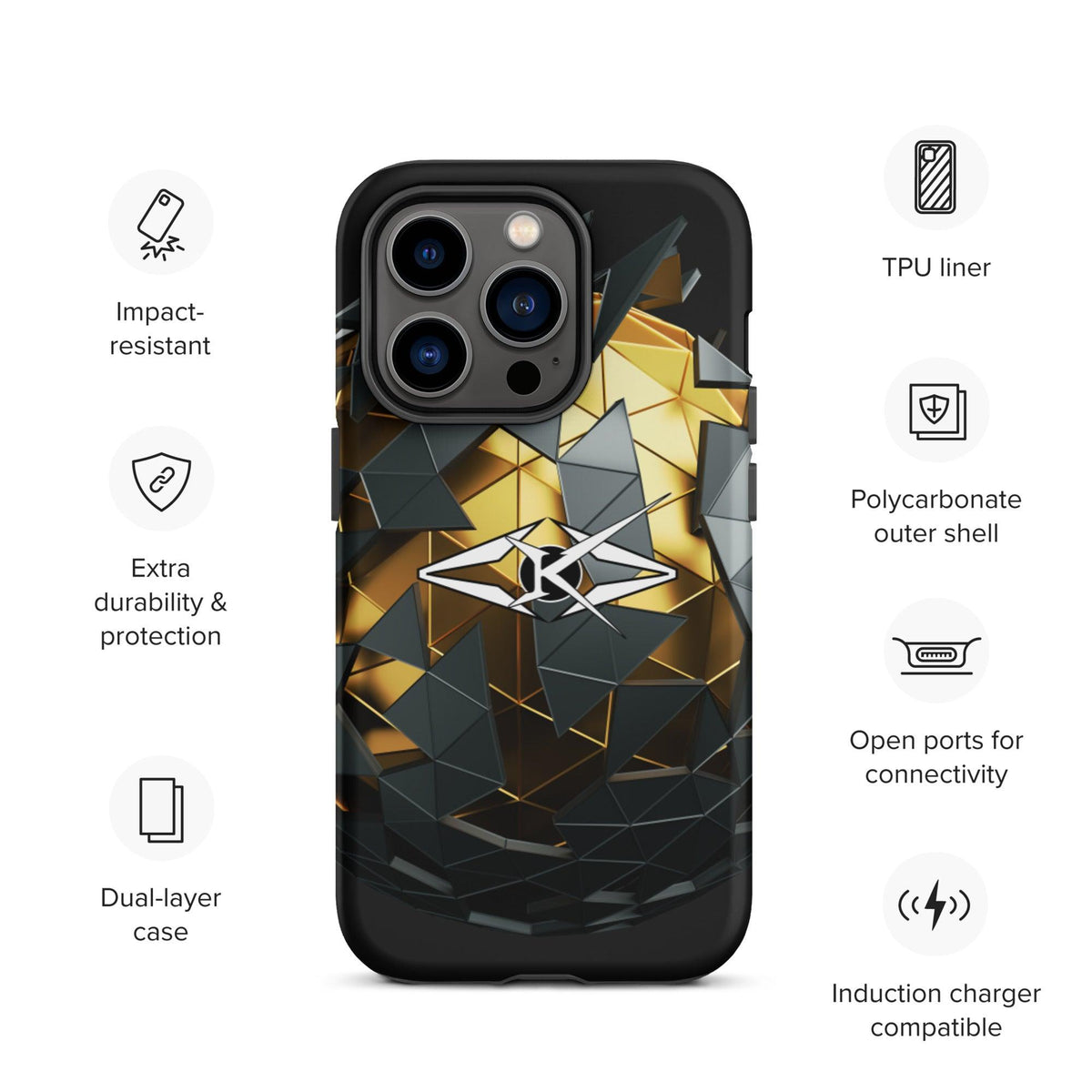 Tough Premium iPhone case - VYBRATIONAL KREATORS®