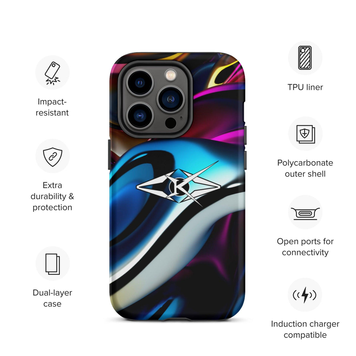Tough Premium iPhone case - VYBRATIONAL KREATORS®