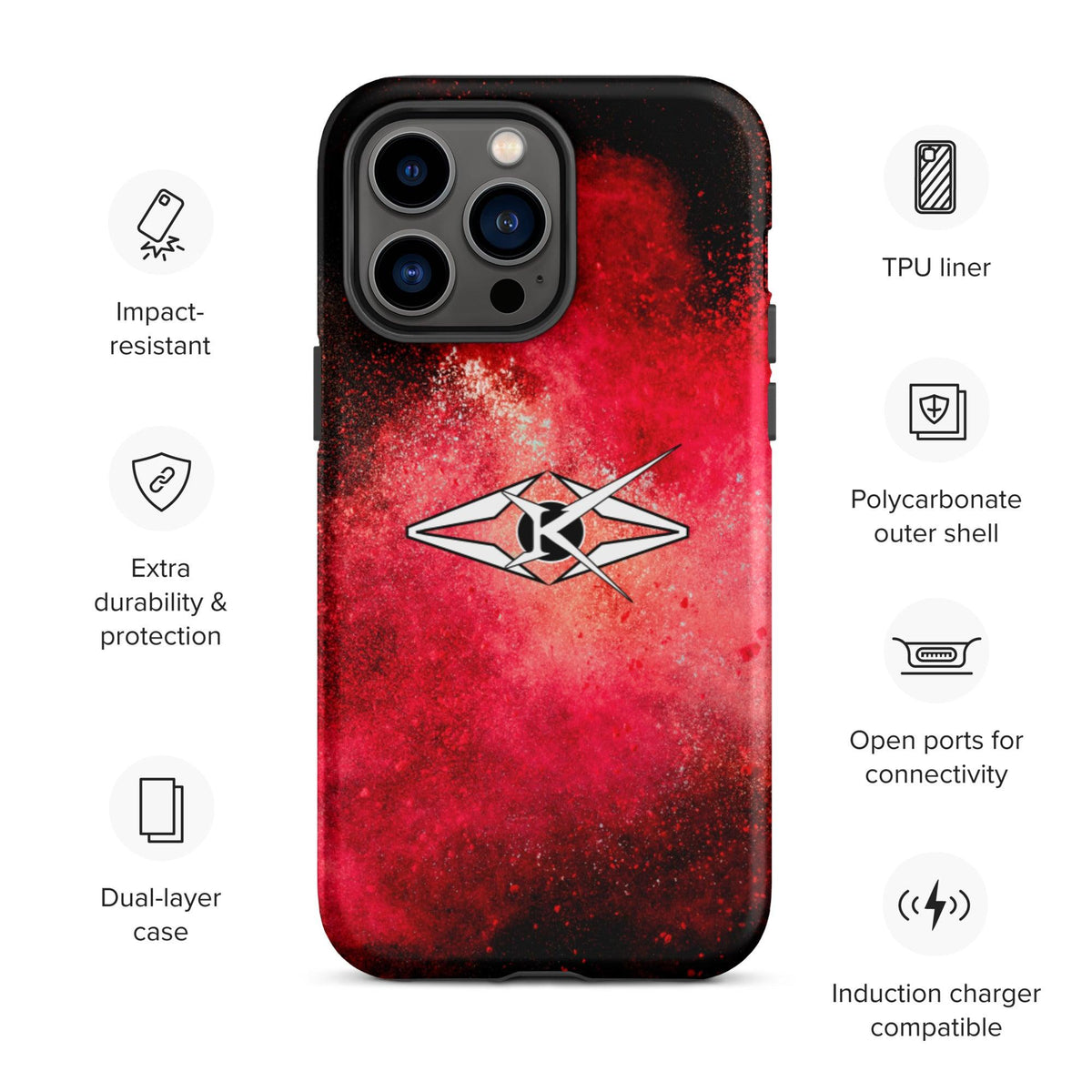 Tough Premium iPhone case- Red Dwarf - VYBRATIONAL KREATORS®