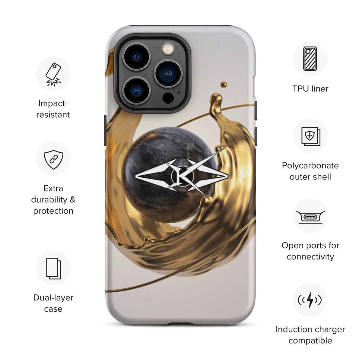 Tough Premium iPhone case - VYBRATIONAL KREATORS®