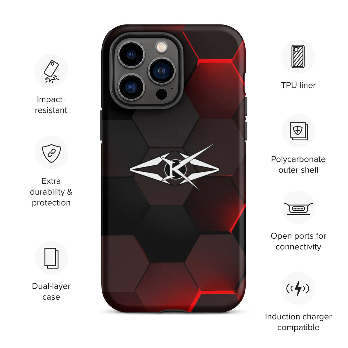 Tough Premium iPhone case - VYBRATIONAL KREATORS®