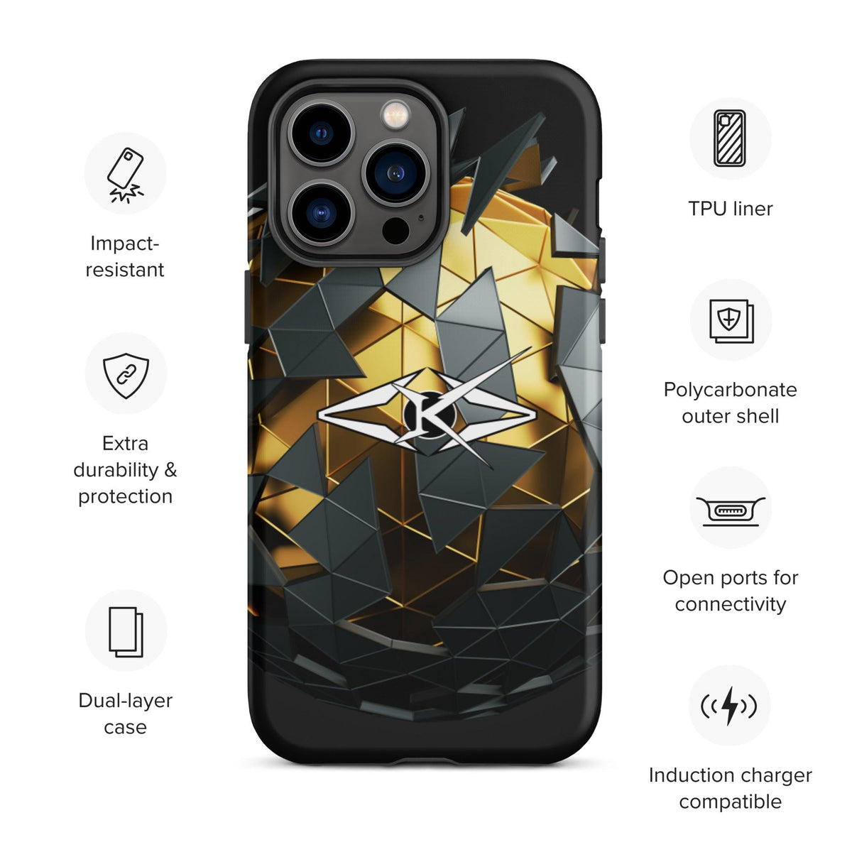 Tough Premium iPhone case - VYBRATIONAL KREATORS®