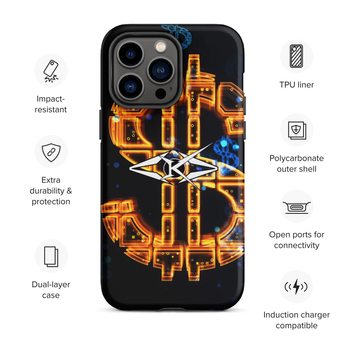 Tough Premium iPhone case - VYBRATIONAL KREATORS®