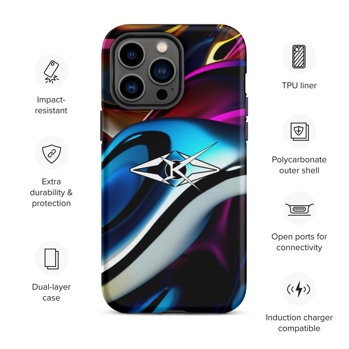 Tough Premium iPhone case - VYBRATIONAL KREATORS®