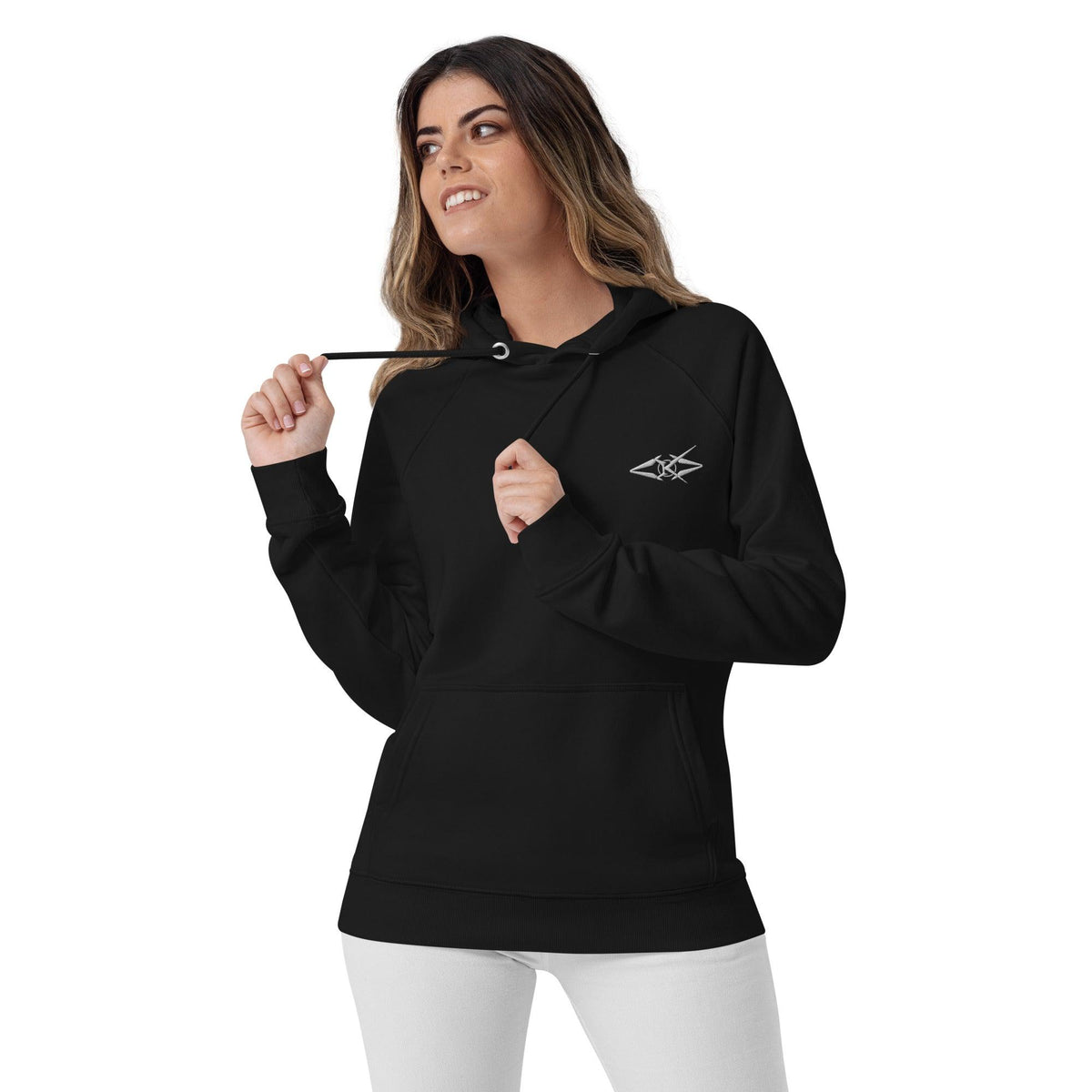 Women's eco raglan hoodie - VYBRATIONAL KREATORS®
