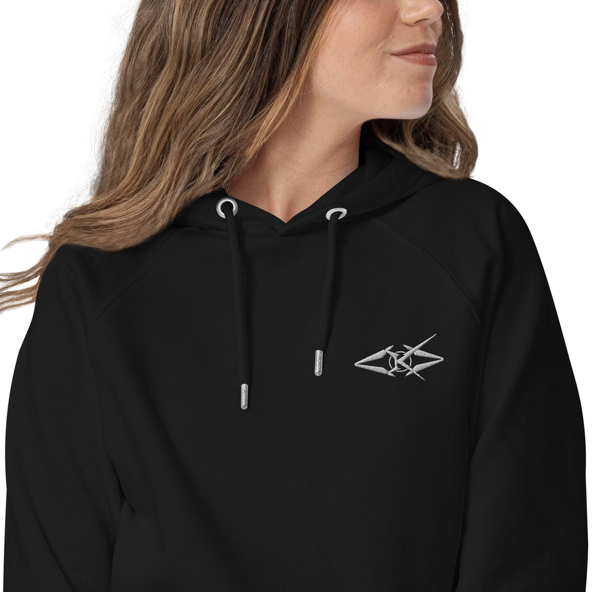 Women's eco raglan hoodie - VYBRATIONAL KREATORS®