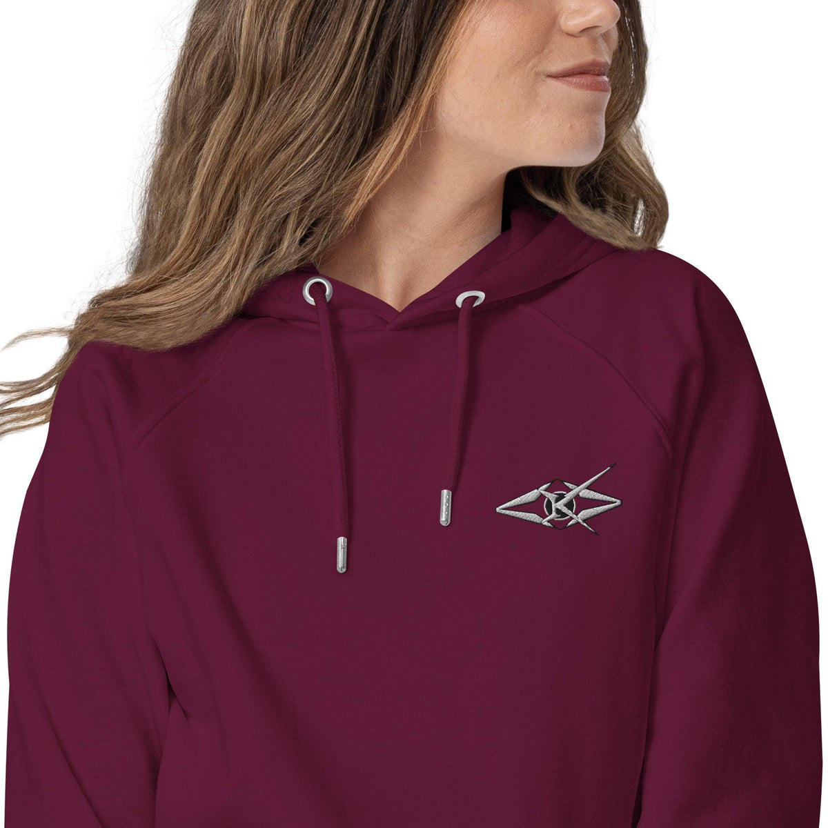 Women's eco raglan hoodie - VYBRATIONAL KREATORS®