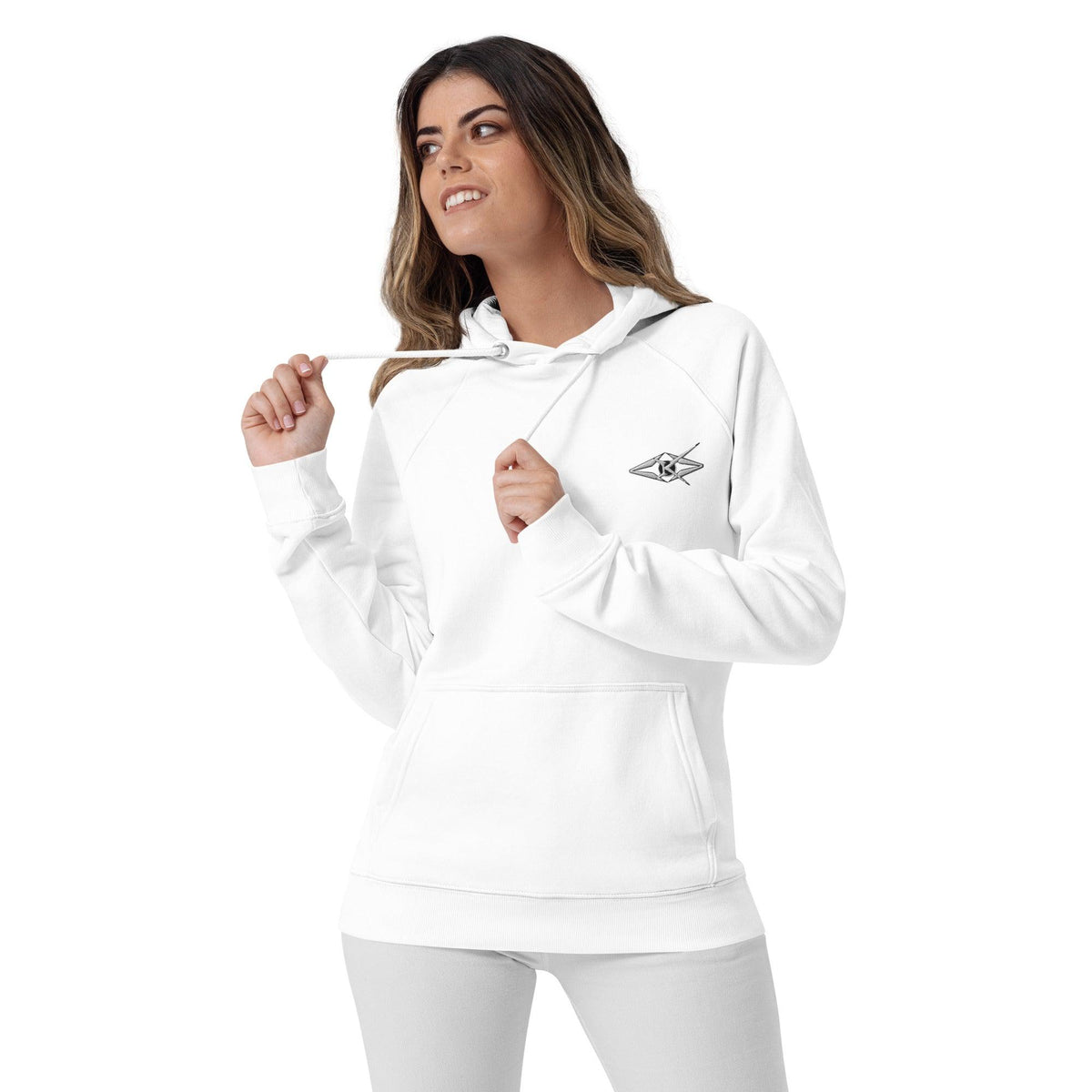 Women's eco raglan hoodie - VYBRATIONAL KREATORS®