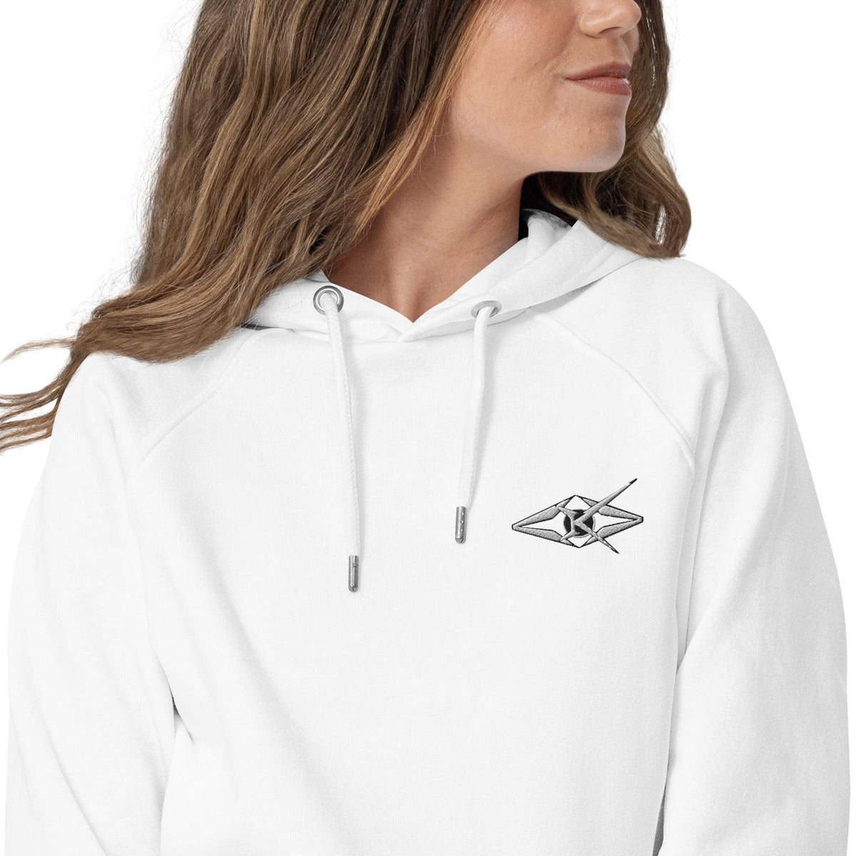 Women's eco raglan hoodie - VYBRATIONAL KREATORS®