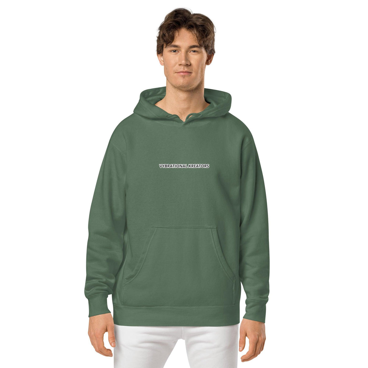 VK pigment-dyed hoodie - VYBRATIONAL KREATORS®