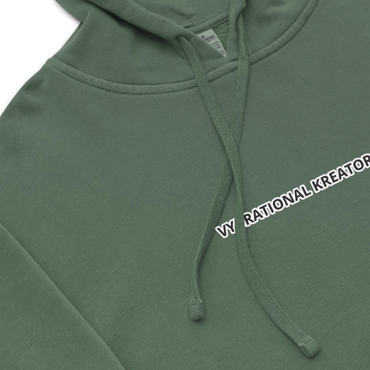 VK pigment-dyed hoodie - VYBRATIONAL KREATORS®