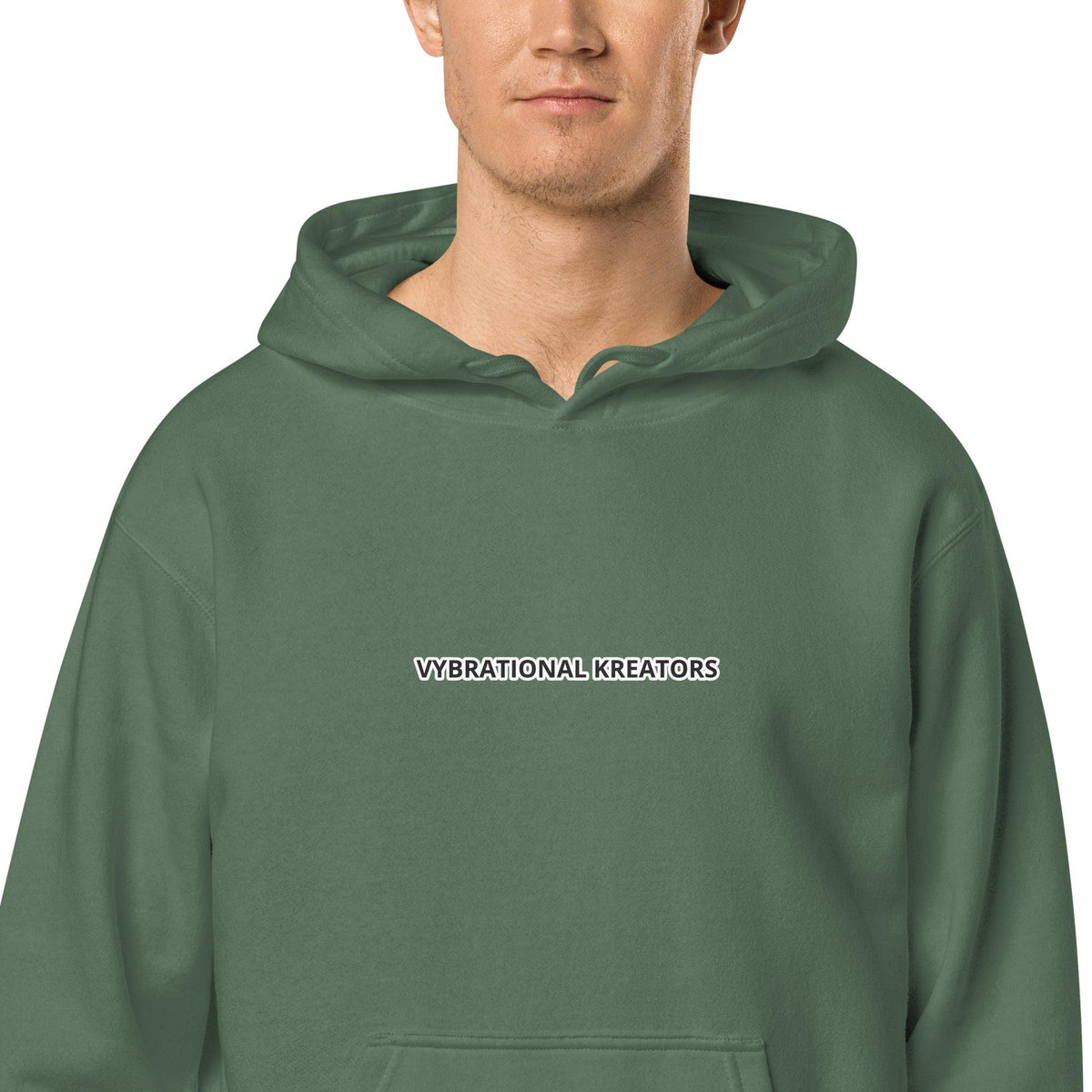 VK pigment-dyed hoodie - VYBRATIONAL KREATORS®